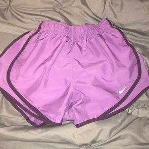 Purple Nike Running Shorts